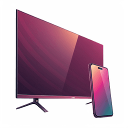 Big screen presentation illustration