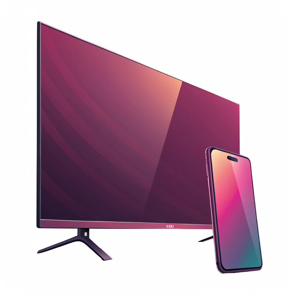 Big screen presentation illustration